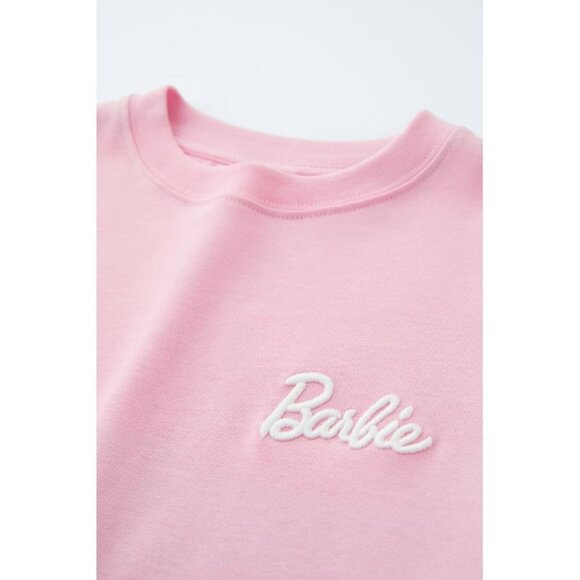Zara Girls 2x Barbie Embroidered T-Shirts - Picture 3 of 9